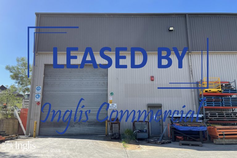 LEASED BY INGLIS COMMERICAL - 500SQM HIGH CLEARANCE FACTORY UNIT!