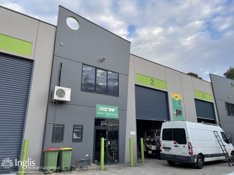 LEASED BY INGLIS PROPERTY MACARTHUR - 271 SQM FACTORY UNIT PINNACLE LOCATION