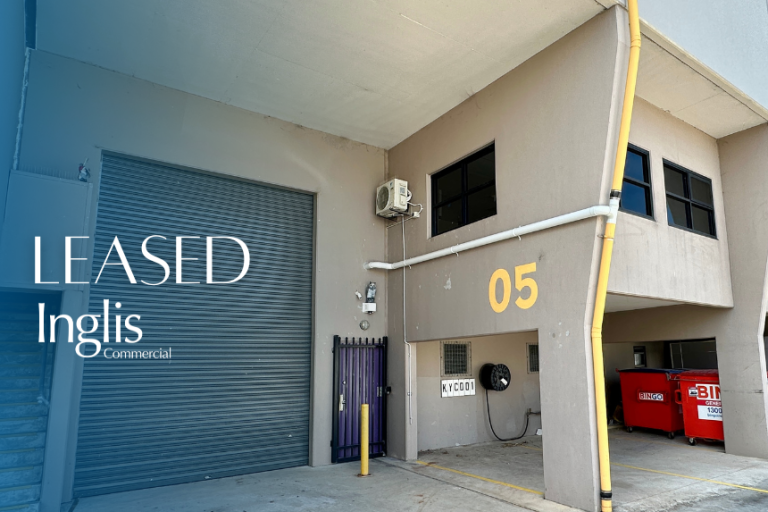 LEASED BY INGLIS COMMERCIAL - 178SQM* FACTORY UNIT